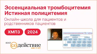 Эссенциальная тромбоцитемия и истинная полицитемия - Шуваев В.А, 2 | 28.05.2024 ВООГ Содействие