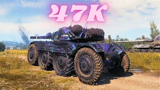 47K Spot + Damage  Panhard EBR 105 &  EBR 105 &  EBR 105   World of Tanks Replays