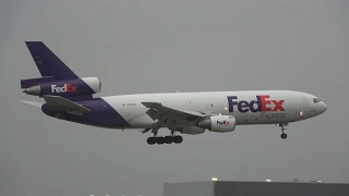 May Early Evening Plane Spotting at Toronto Pearson Airport: FedEx, LOT, El Al, etc.