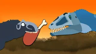 GreenSpino | Dinosaurs cartoons | Hungry Dinosaur