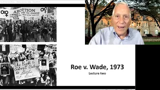 Lecture Roe v Wade 1