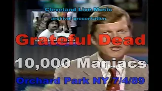 Grateful Dead + 10,000 Maniacs - Rich Stadium 7/4/89 news reports + Foxboro 7/4/87 Dylan Dead