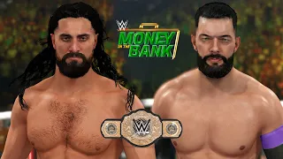 Money In The Bank 2023 - Seth Rollins Vs Finn Balor For The World Heavyweight Championship - 2K23