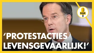 Van der Plas (BBB) door bedreigingen niet in media; Rutte noemt acties boeren onacceptabel | BREEKT