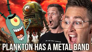 PLANKTON HAS A METAL BAND?! BOI WHAT - "PLAN Z" Reaction / First Listen with Benny