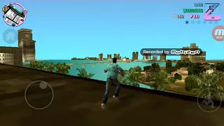 GTA Vice City.Набиваем 6 звёзд.Катаемся на танке.Погоня от копов.