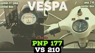 vespa 210 vs 177 PLUG & PLAY tuning / acceleration 0-100kmh / FMPguides - Solid PASSion /