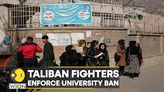 Afghanistan: Taliban fighters enforce university ban; Afghan women deprived of basic human rights