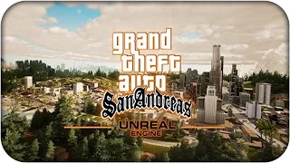 GTA San Andreas Remake  Amazing Showcase In Unreal Engine 5 l Концептуальный трейлер