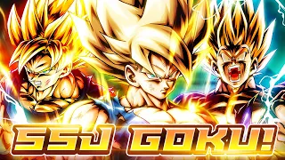 THE SAIYAN WARRIOR AWAKENED! TRIPLE NAMEK GOKU TEAM! | Dragon Ball Legends