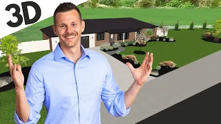 Front Yard 3D Tutorial ✅ (Landscape Designer Secrets Revealed)