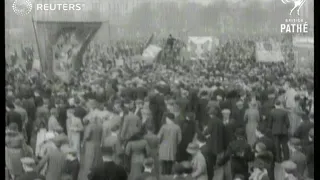 May Day rally in Hyde Park. (1932)