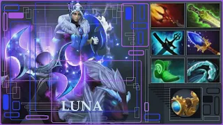 I AM LUNA - Turbo Player Going Ranked NEW META - DOTA GamePlay