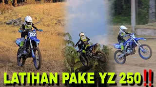 KALI INI M ATHAR COBA LATIHAN PAKE YZ 250‼️KAYAKNYA M ATHAR CUKUP NYAMAN YA PAKE MOTOR INI😅