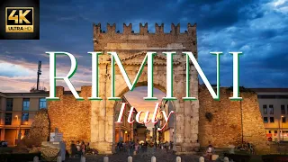 The Beautiful Italian city of Rimini Italy: 4k Aerial Drone Footage