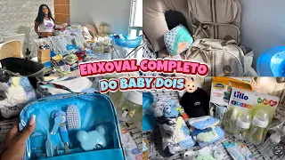 ENXOVAL COMPLETO DO BEBÊ +BOLSA MATERNIDADE COMPRADA| PELA SHOPEE|Evillyn Vitoriaa