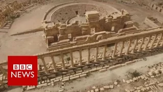 Palmyra: A look inside recaptured ancient city in Syria - BBC News