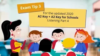 2020 tips – A2 Key and A2 Key for Schools Listening part 4