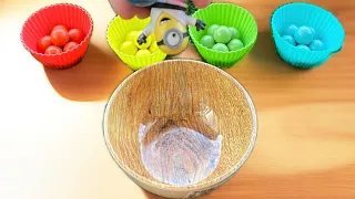 Oddly Satisfying Video with Original Sound||Stress relief||ASMR Color Sorting with Little Balls#2