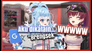 Marine sampe ngakak gara-gara Kobo perang google Translate 【Hololive SUB INDO】