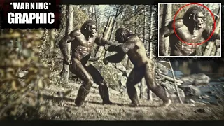SASQUATCHES CAUGHT FIGHTING To The DEATH Over Territory | #bigfoot 2024