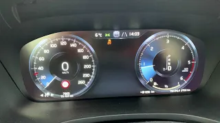 2020 Volvo V60 D3 AWD AUT acceleration test 0-100km/h and 0-120km/h