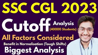 SSC CGL 2023 Cutoff : CGL Tier-1 Result | Normalisation Effect 🔥
