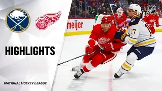 NHL Highlights | Sabres @ Red Wings 10/25/19