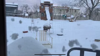 Beautiful 48 hour blizzard time-lapse