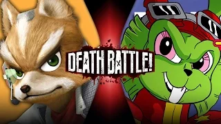 Fox McCloud VS Bucky O'Hare | DEATH BATTLE!