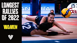 🥵 MARATHON at the Net: The Most Epic Rallies of 2022 | Women