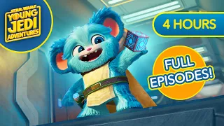 Star Wars: Young Jedi Adventures Full Episodes | 4 Hour | @StarWarsKids x @disneyjunior