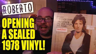 Opening A Sealed 1978 Springsteen Vinyl | Roberto