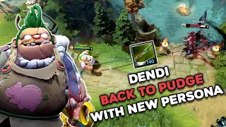 DENDI FIRST TIME NEW PUDGE PERSONA - The Toy Butcher Dota 2