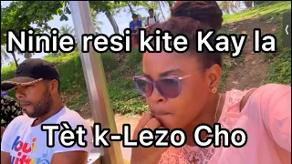 Ninie resi kite Kay la bay k-lezo li pran machin li ale san pedro de macoris tèt k-lezo Cho