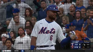 MLB The Show 23 Gameplay: Texas Rangers vs New York Mets - (PS5) [4K60FPS]