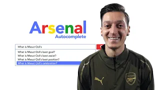 WHAT IS THE ORIGIN OF 'YA GUNNERS YA'? Autocomplete with Mesut Ozil