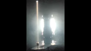 Kanye West closing out his Yeezus show in Sydney