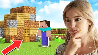 Znalazłam SEKRETNY DOMEK Noobka w MINECRAFT?!😃*z kamerą*| Bella