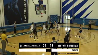 Jaden Bradley (2022/IMG Academy) - Game Highlights vs Central Pointe Academy + Victory Christian