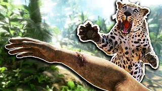 JAGUAR ATTACK! This JUNGLE is trying to KILL US!  (Green Hell Story Mode Multiplayer Co-Op Gameplay)