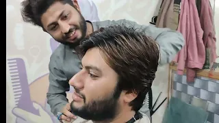Hair Trimming winter cut and beard style for Boy (Shahrukh Shah) (03166469553)