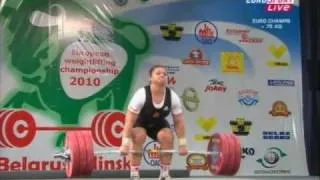 Champion of Europe on weightlifting 2010 Tatiana Kashirina part 2