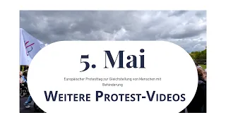 Weitere Videos: Europäischer Protesttag zur Gleichstellung von Menschen mit Behinderung 2020
