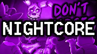 Nightcore  ► FNAF SONG "Don't Forget" [LYRICS]