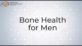 Bone Health for Men