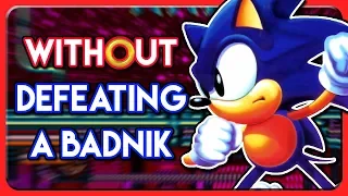 Can You Beat Sonic CD WITHOUT Defeating a Badnik?