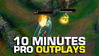 10 MINUTES OF BEST PRO OUTPLAYS - League of Legends