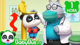 Hora de Checar a sua Altura 👨‍⚕️|  1 HORA DE BABYBUS | +Completo | Músicas Infantis em Português