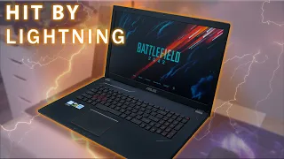 ASUS ROG Burned by Lightning strike - Can we Repair?